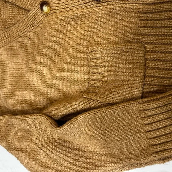 ASTR The Label Tan Tight-Knit Button Cardigan Sweater V-Neck Pockets XL - Picture 6 of 6